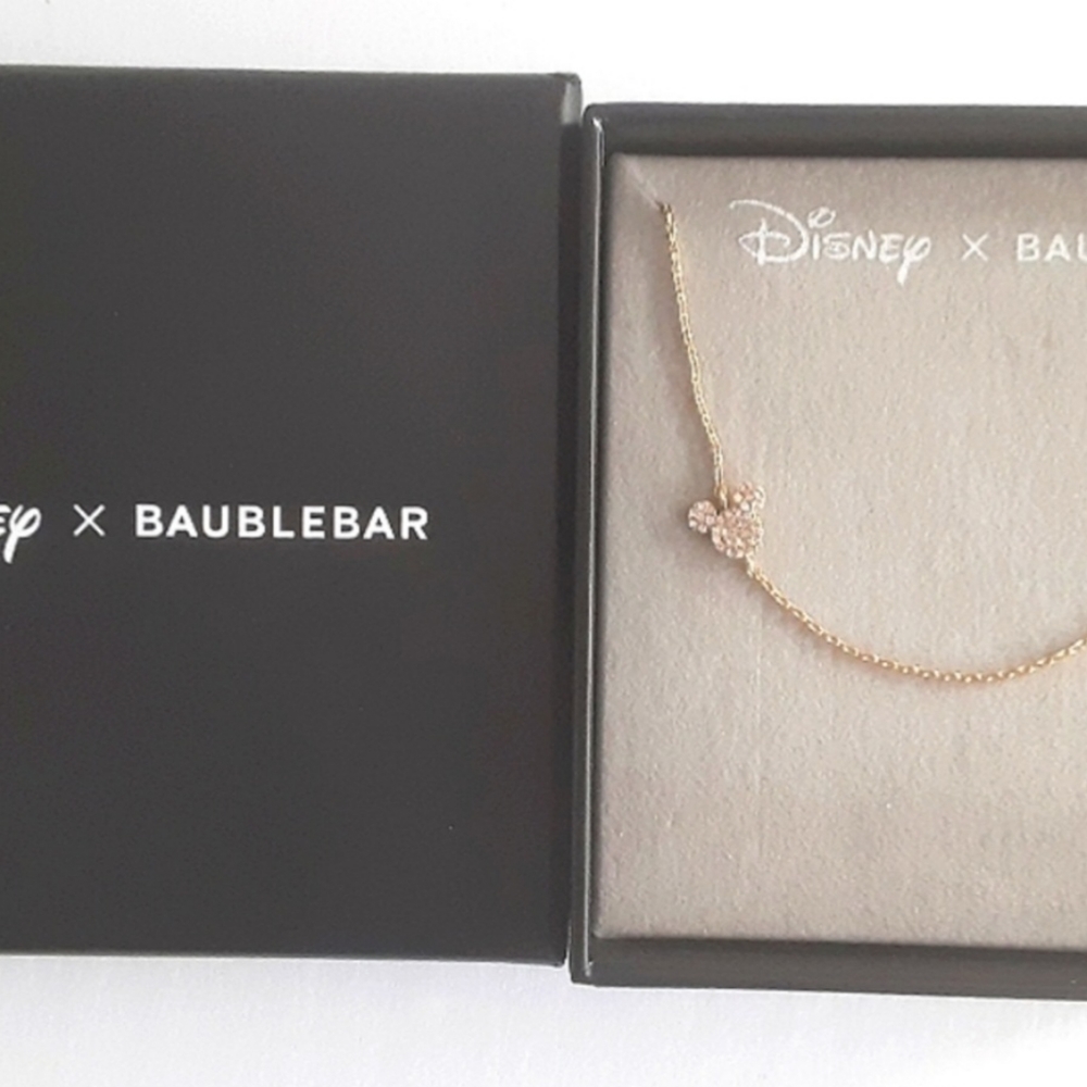 BAUBLEBAR xDisney Mickey Mouse Asymmetrical Necklace New In Box